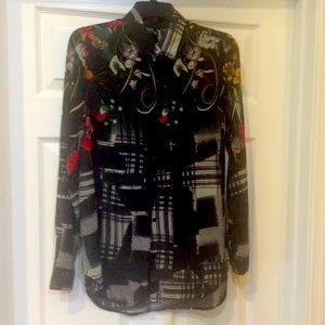 Women’s Desigual long sleeve blouse.